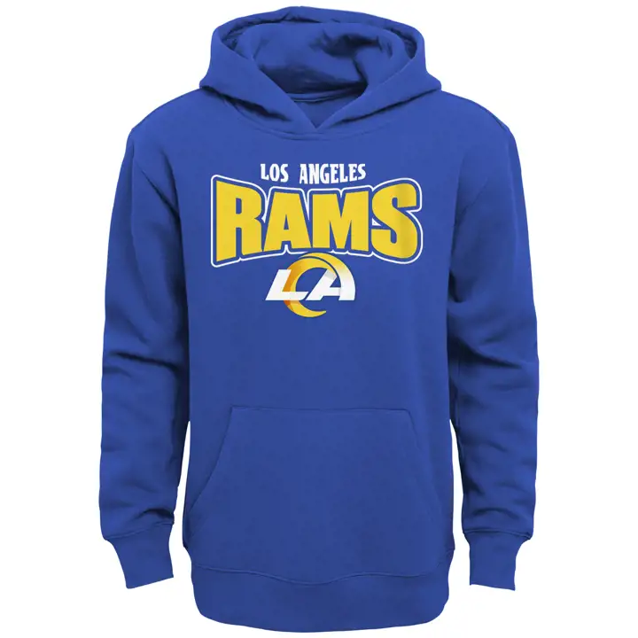 Los Angeles Rams NFL Youth BF Polaire à Capuche 22 bleu