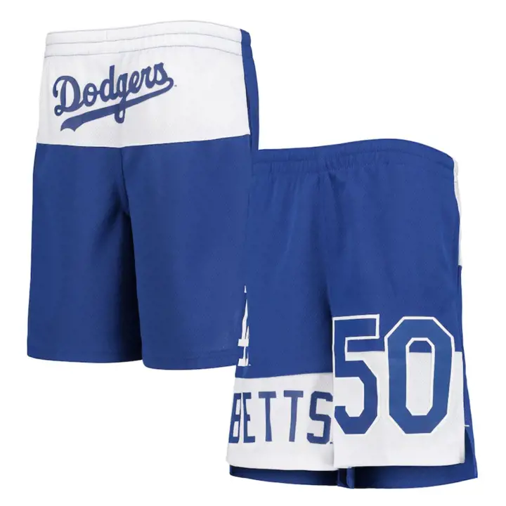 Los Angeles Dodgers MLB Youth Pandemonium Short Noms et Numéros Mookie B