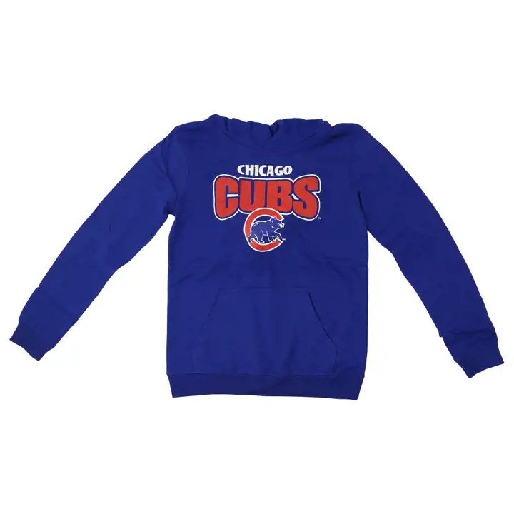 Sweat à capuche en polaire pour jeune MLB Chicago Cubs 22 bleu