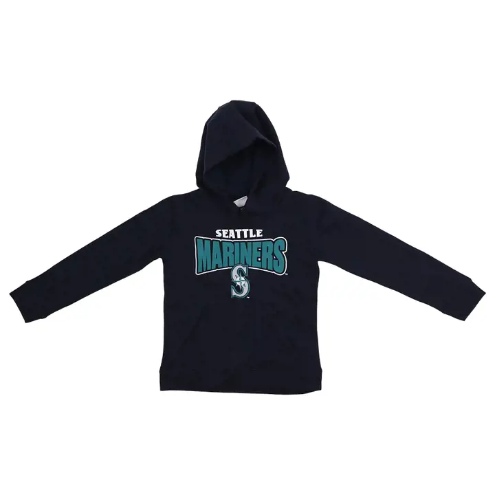 Sweat à capuche polaire BF Seattle Mariners MLB pour jeune 22 marine