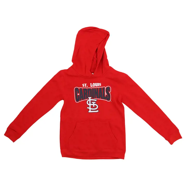 Sweat à capuche en polaire pour jeune enfant MLB St. Louis Cardinals BF 22 rouge