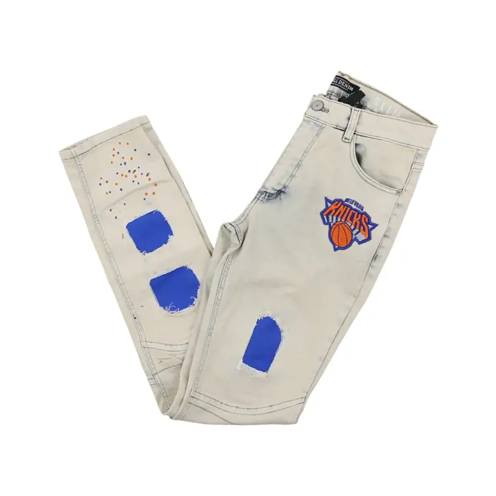 New York Knicks NBA Jean bleu