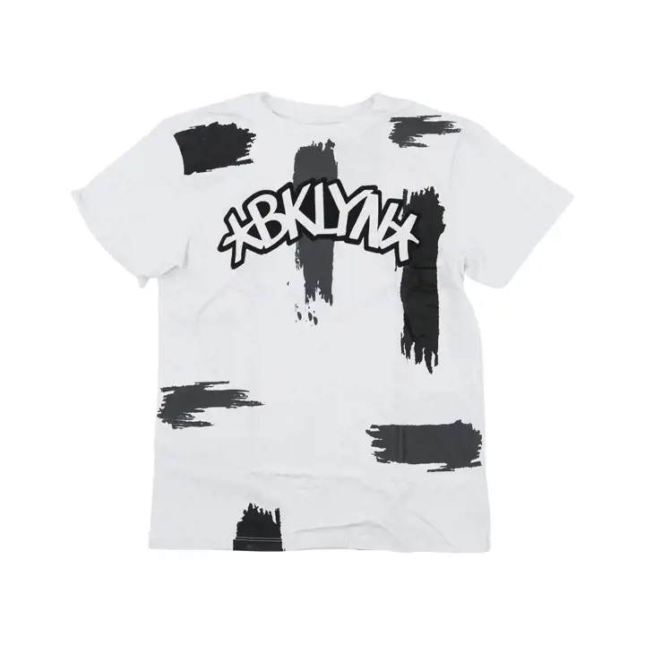 T-shirt NBA Brooklyn Nets Déchiré Blanc