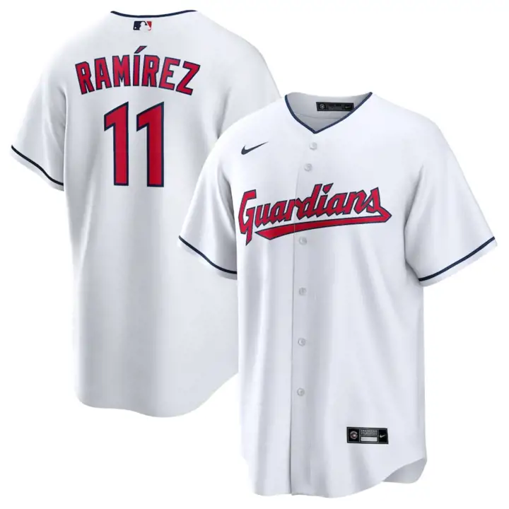 Cleveland Guardians MLB Jeune Maillot Officiel Joueur Jose Ra