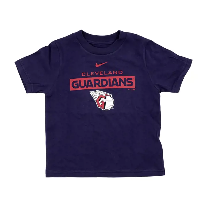 T-shirt en coton pour tout-petits Cleveland Guardians MLB, modèle d'équipe 22