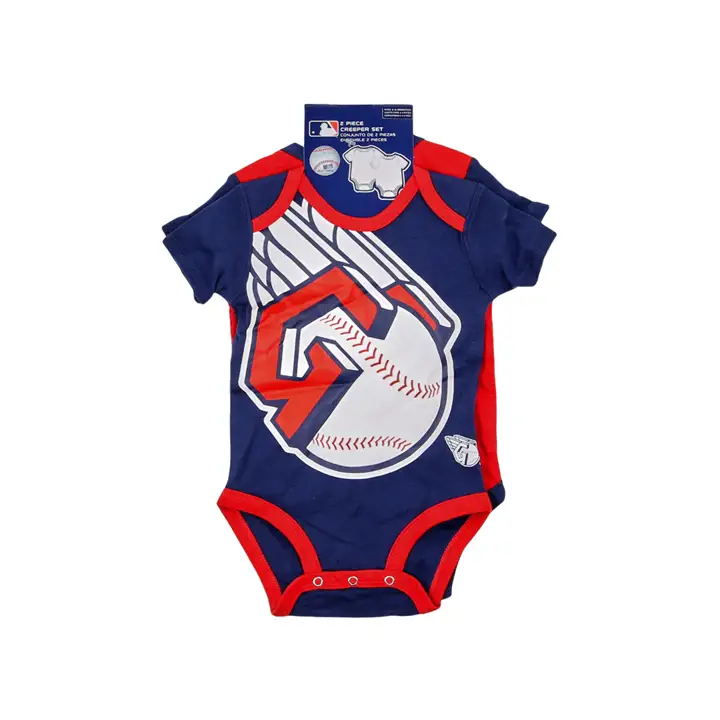 Cleveland Guardians MLB NB Set de 2 paires de chaussettes hautes 22 Marine