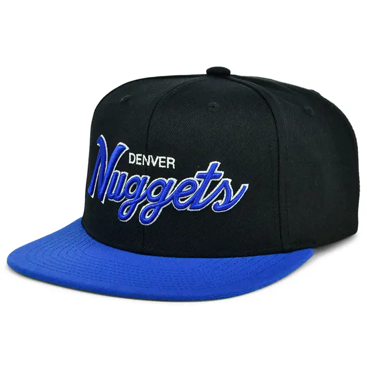 Casquette snapback classique Denver Nuggets NBA - noire/bleue/verte HWC