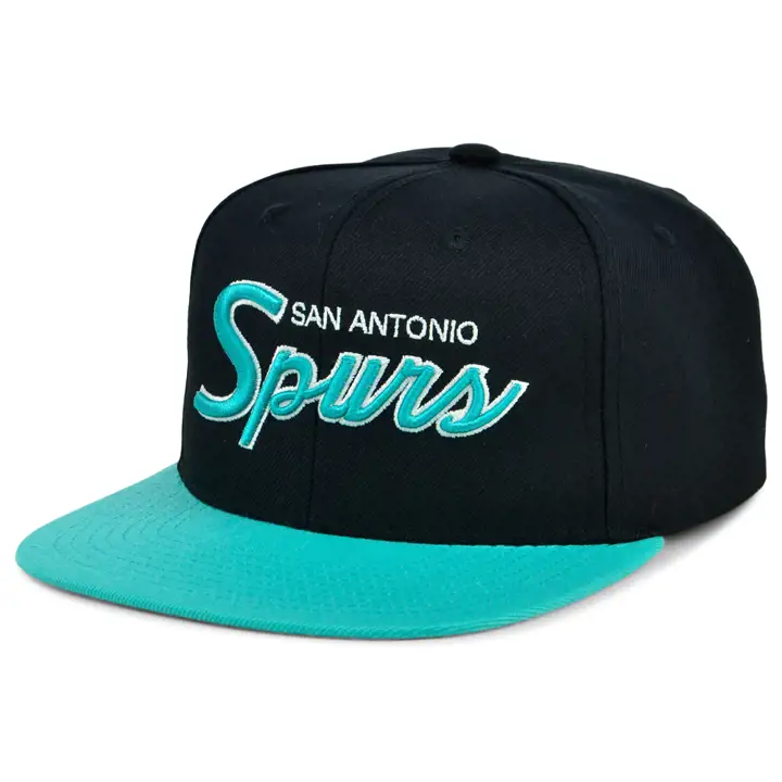 Casquette snapback classique San Antonio Spurs NBA, noir/turquoise/vert H