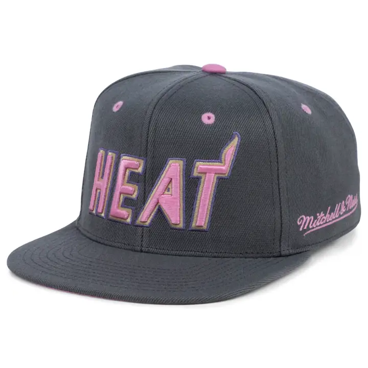 Miami Heat NBA Lavender Rain Coupe Ajustée gri/gri/ros HWC