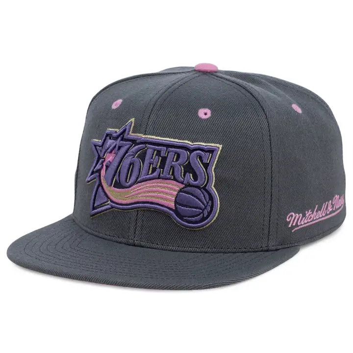 Philadelphia 76ers NBA Lavender Rain Fitted gry/gry/pnk HWC