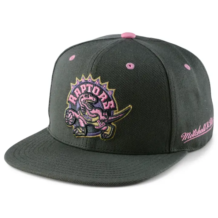 Casquette ajustée Toronto Raptors NBA Lavender Rain gris/gris/rose HWC