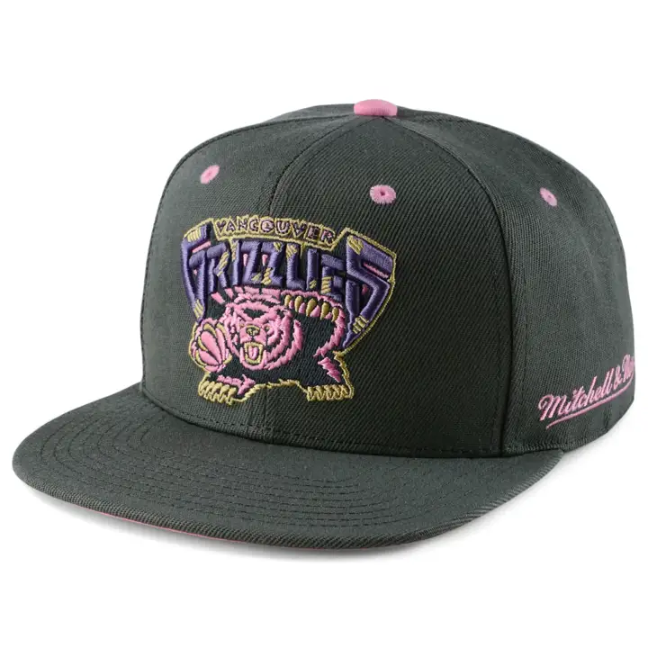 Vancouver Grizzlies NBA Lavender Rain Casquette Ajustée gris/gris/rose HWC