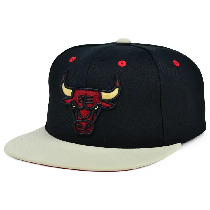 Casquette snapback Chicago Bulls NBA Pin Drop noir/ivoire/rouge