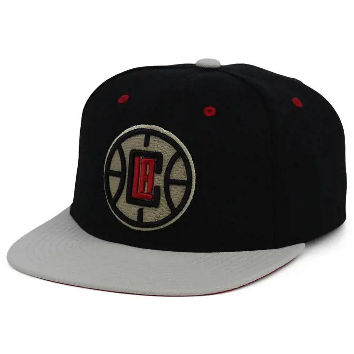 Casquette NBA Los Angeles Clippers Pin Drop Snapback noir/ivoire/rouge