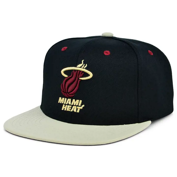 Casquette réglable Miami Heat NBA Pin Drop noire/ivoire/rouge