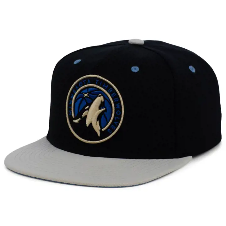 Minnesota Timberwolves NBA Pin Drop Snapback noi/ivo/bleu