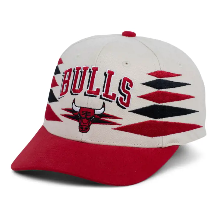 Chicago Bulls NBA Off White Diamond Pro Crown ivo/rouge/vert