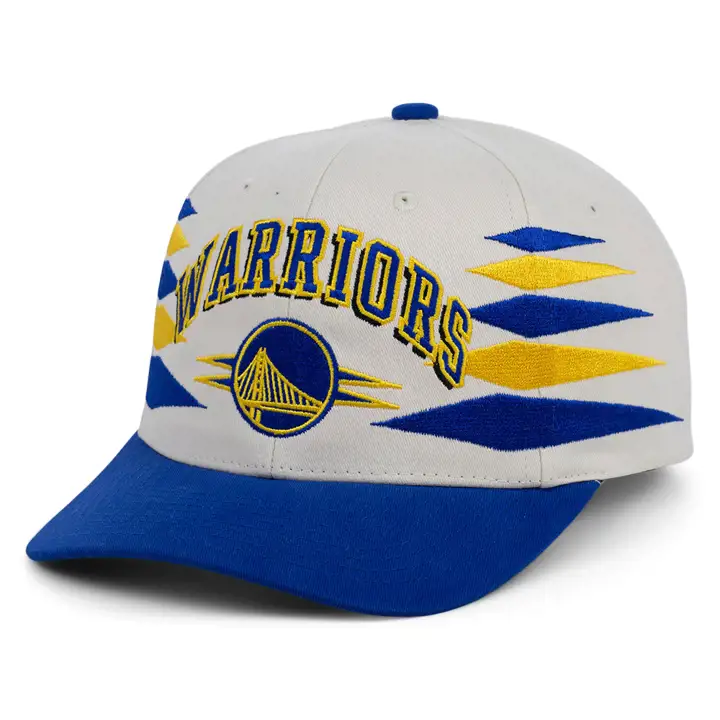 Golden State Warriors NBA Off White Diamond Pro Crown ivo/bl