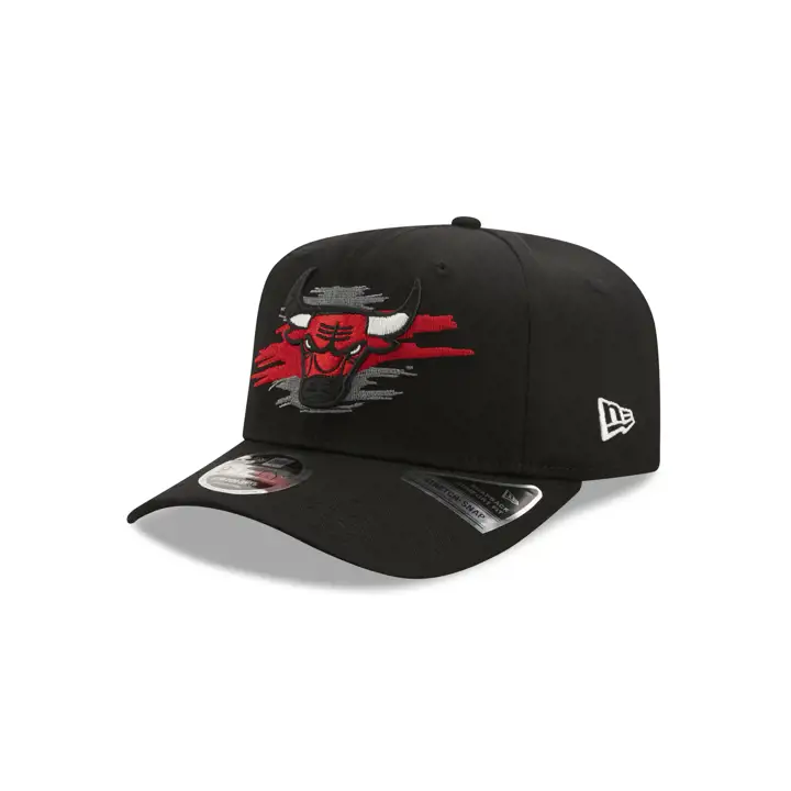 Casquette Chicago Bulls NBA Tear Logo Stretch 9FIFTY noire/noire