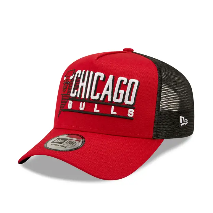 Chicago Bulls NBA Trucker Superposé rouge/rouge