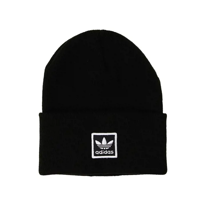 adidas originals Bonnet à revers haut unisexe Originals blk/w