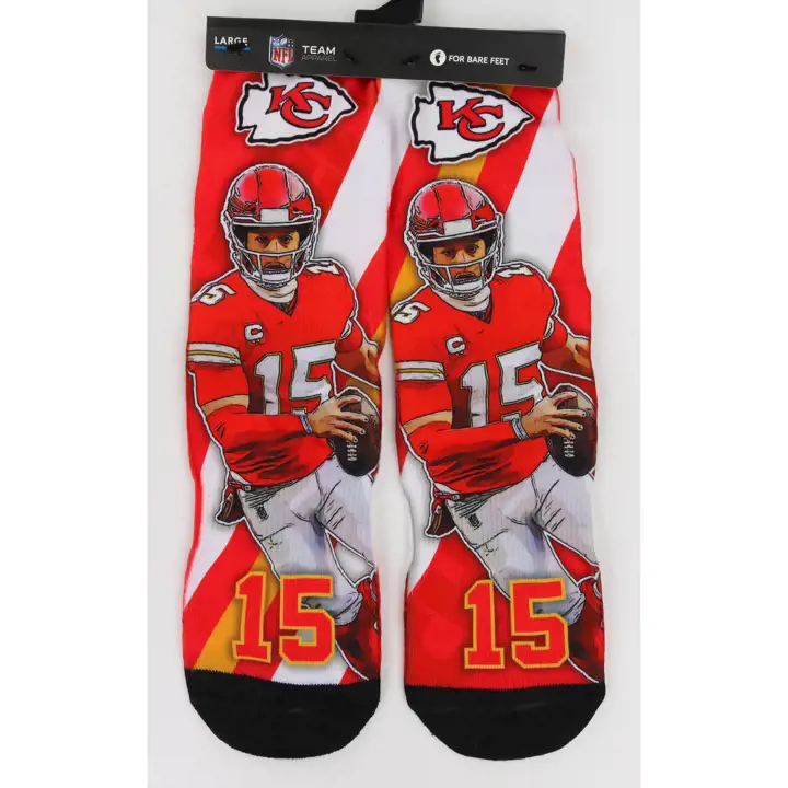 Kansas City Chiefs Player Stripe Custom Crew Patrick Mahomes
