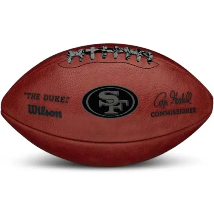 "Ballon de football métallique « The Duke » des 49ers de San Francisco brn/bl"
