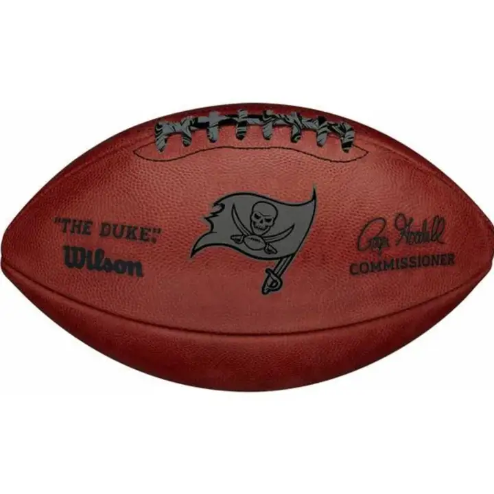 "Ballon de football métallique Tampa Bay Buccaneers « The Duke » brn/b"