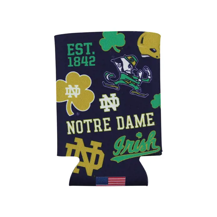Notre Dame Fighting Irish ND CAN COOLER SCATTER PRNT Ass.