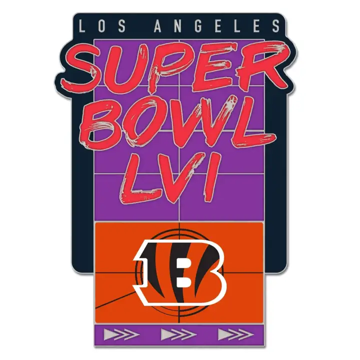 BENGALS SB LVI Épinglette de participant au championnat AFC AST