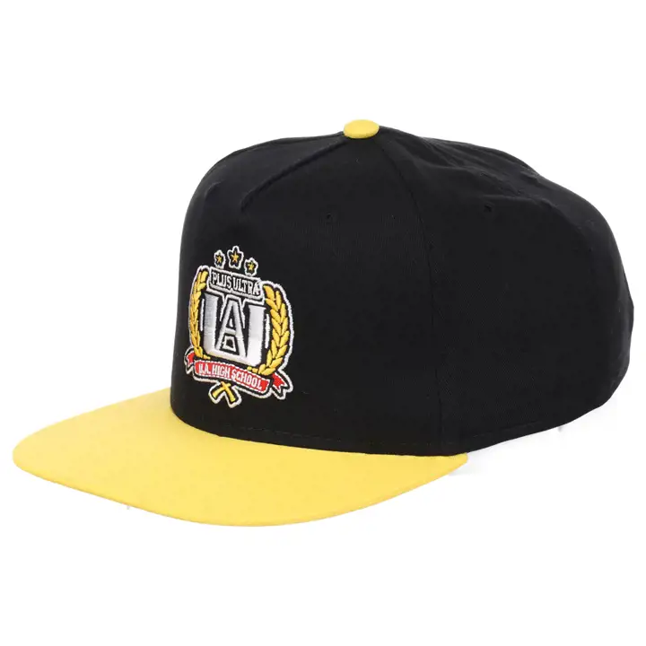 My Hero Academia UA Casquette Snapback Enfant noi/jaune