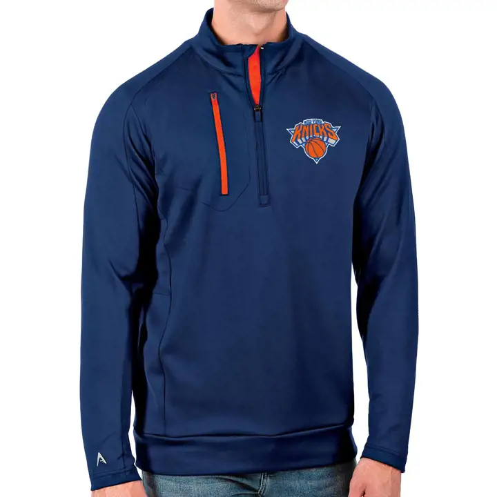 New York Knicks NBA génération 1/4 zip bleu/orange