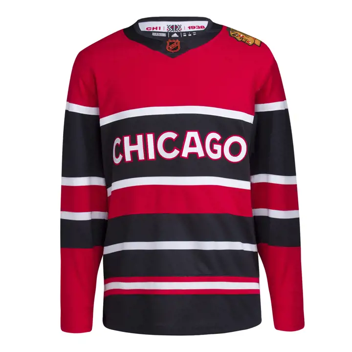 Maillot Rétro Inversé des Blackhawks de Chicago (LNH) 22 blk