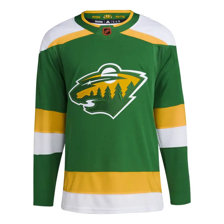 Maillot rétro Minnesota Wild LNH 22 vert