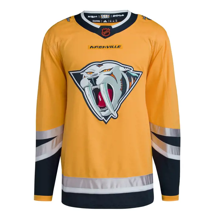 Maillot d'équipe Reverse Retro 22 des Predators de Nashville (LNH)