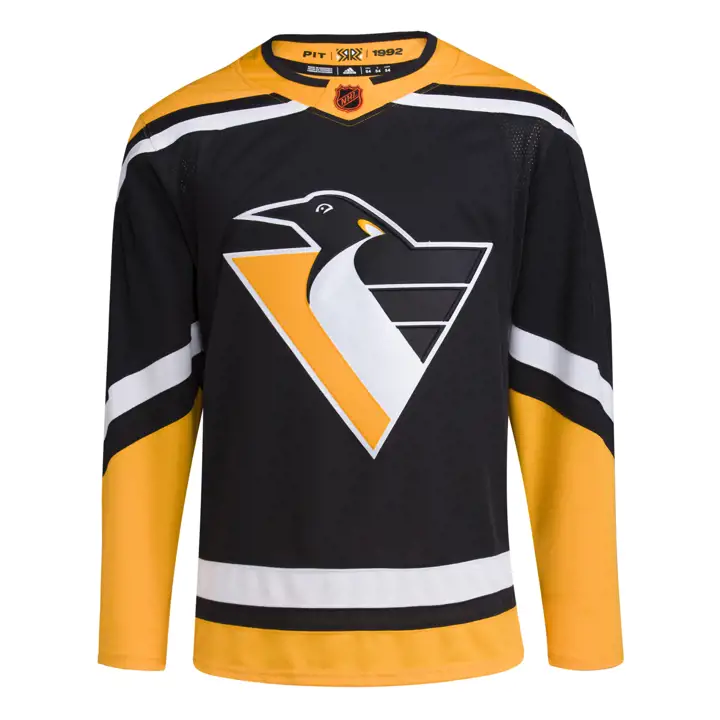 Maillot Pittsburgh Penguins LNH Reverse Retro Équipe 22 noir
