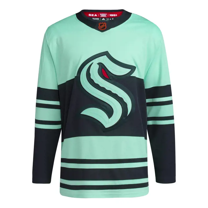 Maillot équipe Rétro Inversé LNH Seattle Kraken 22 noir