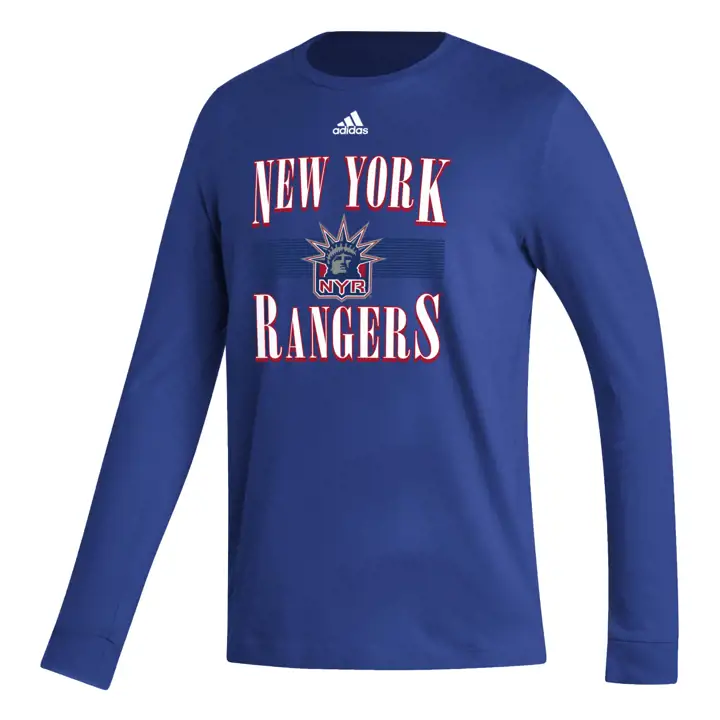 T-shirt à manches longues New York Rangers NHL ADI Reverse Retro Badge 22