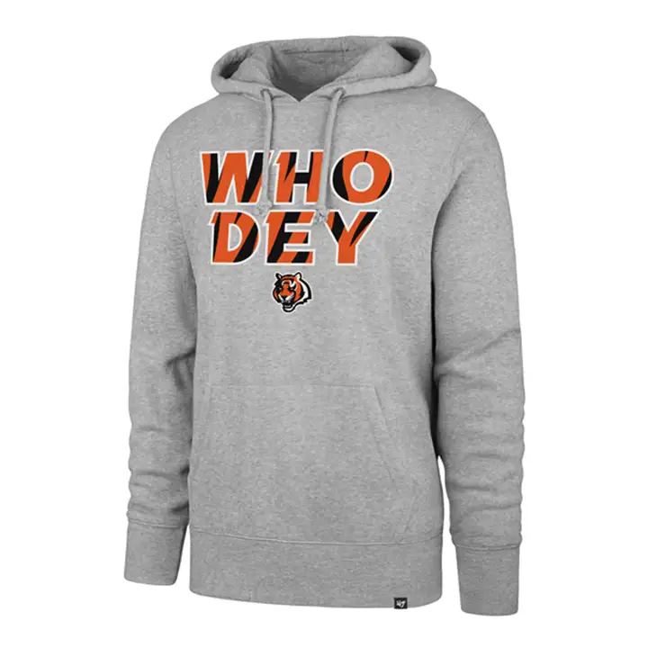 CINCINNATI BENGALS NFL REGIONAL HEADLINE HOOD gris