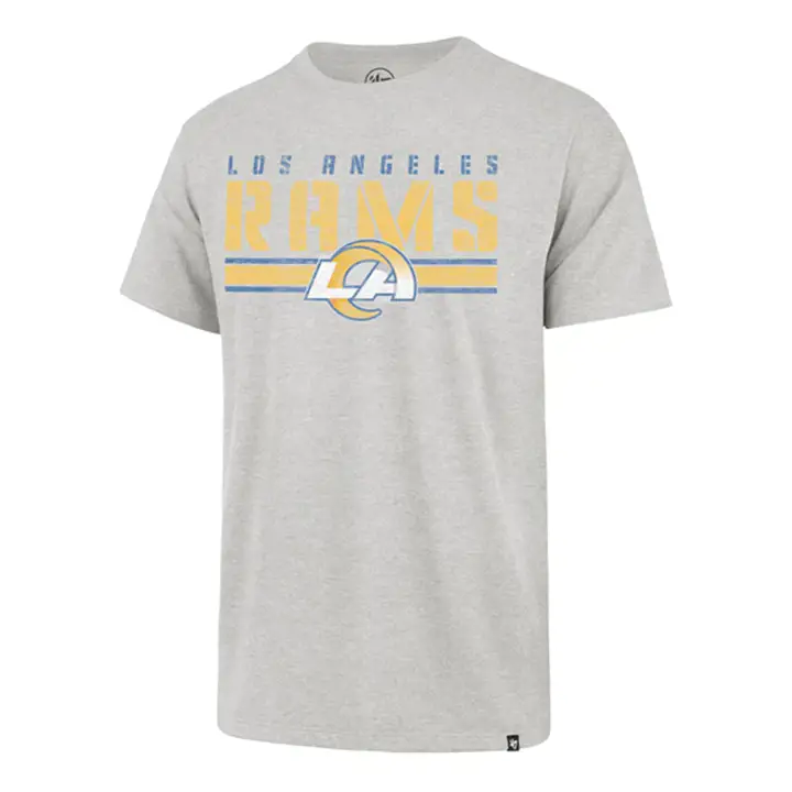 T-SHIRT FRANKLIN NFL LOS ANGELES RAMS À RAYURES gris