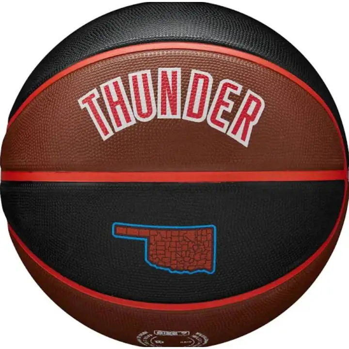 Oklahoma City Thunder NBA Team City Edition Basketball ast