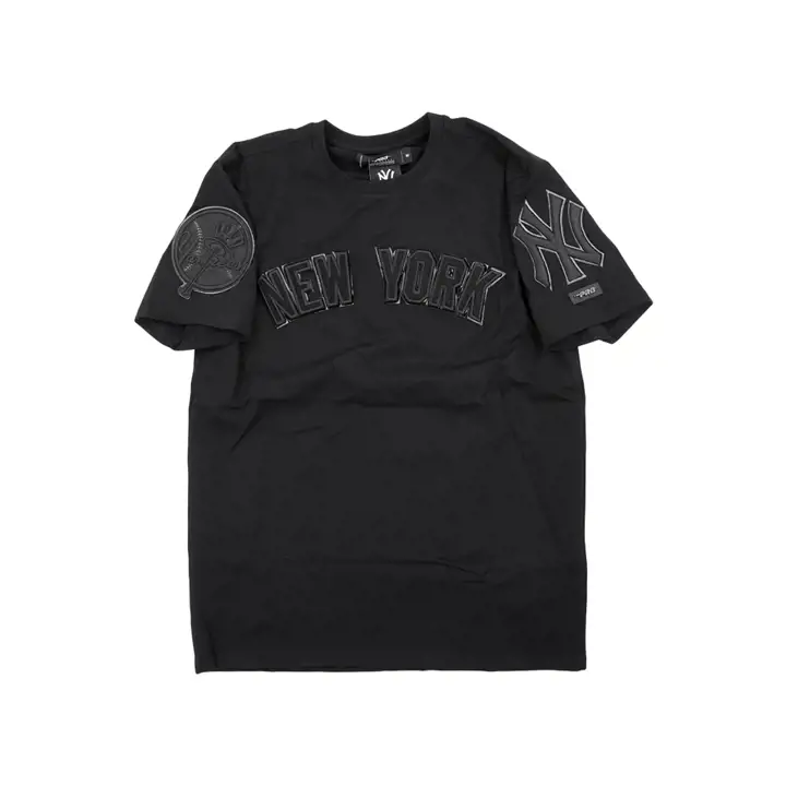 T-shirt MLB Pro Team Triple Black des New York Yankees