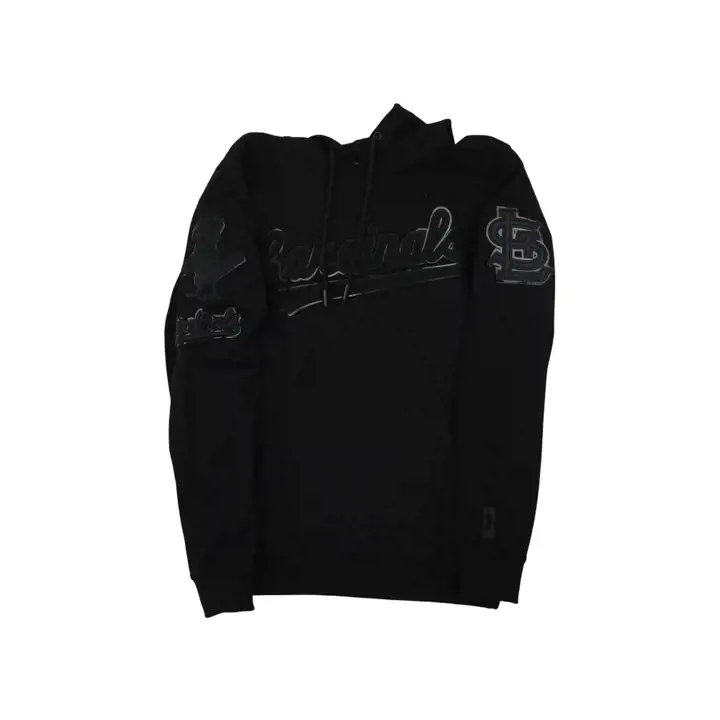 Sweat à capuche St. Louis Cardinals MLB Pro Triple Black Patch blk