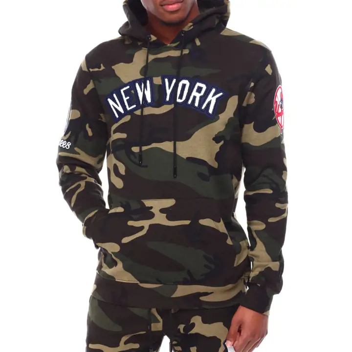 New York Yankees MLB Sweat à capuche camouflage Pro Team Camo