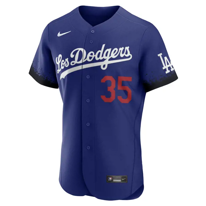 Maillot MLB Authentique sur le terrain Dodgers City Connect Cody Bellinger