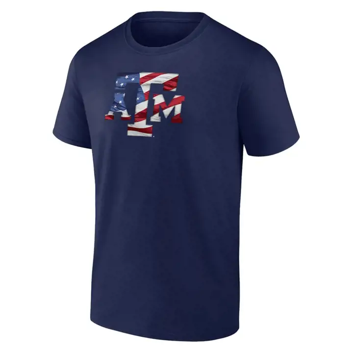 T-shirt drapeau 2F NCAA Texas A&M Aggies 22 marine