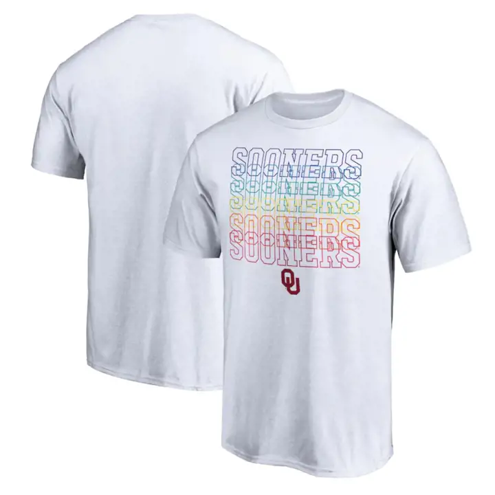 T-shirt blanc Oklahoma Sooners 2F NCAA pour supporter 22