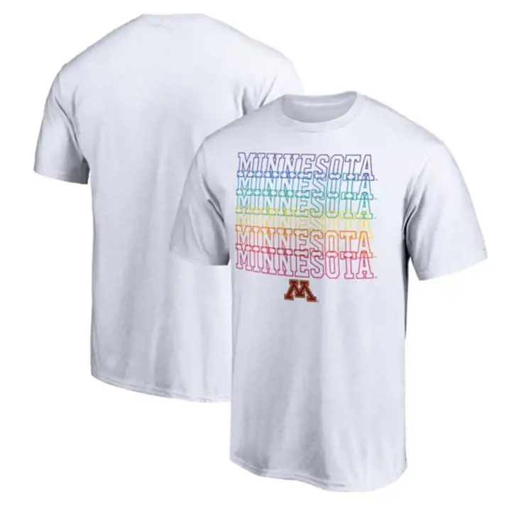 T-shirt Minnesota Golden Gophers 2F NCAA School Pride 22 blanc