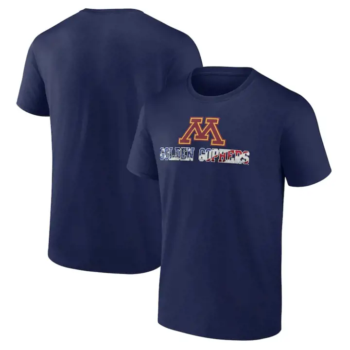 T-Shirt Minnesota Golden Gophers 2F NCAA Banner Wave 22