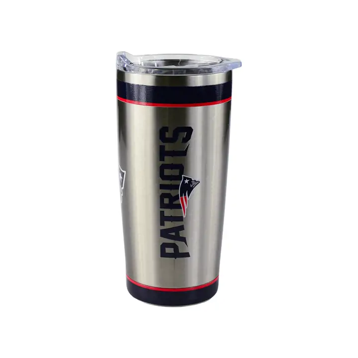 Gobelet isotherme 20 oz en acier inoxydable New England Patriots
